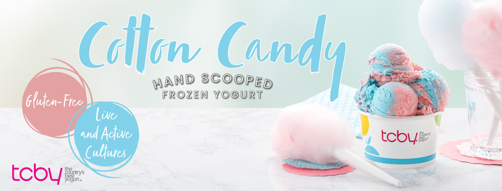 Cotton Candy Hand-Scooped Frozen Yogurt