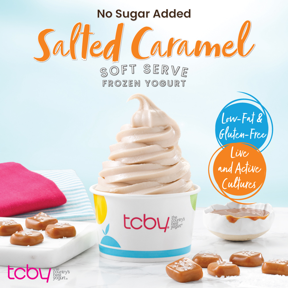 No Sugar Added Salted Caramel Soft-Serve