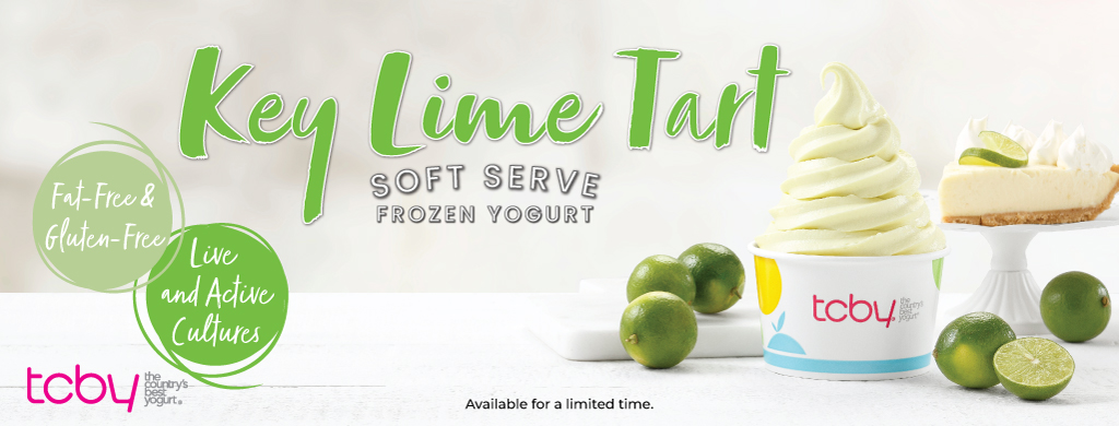 Key Lime Soft-Serve Frozen Yogurt