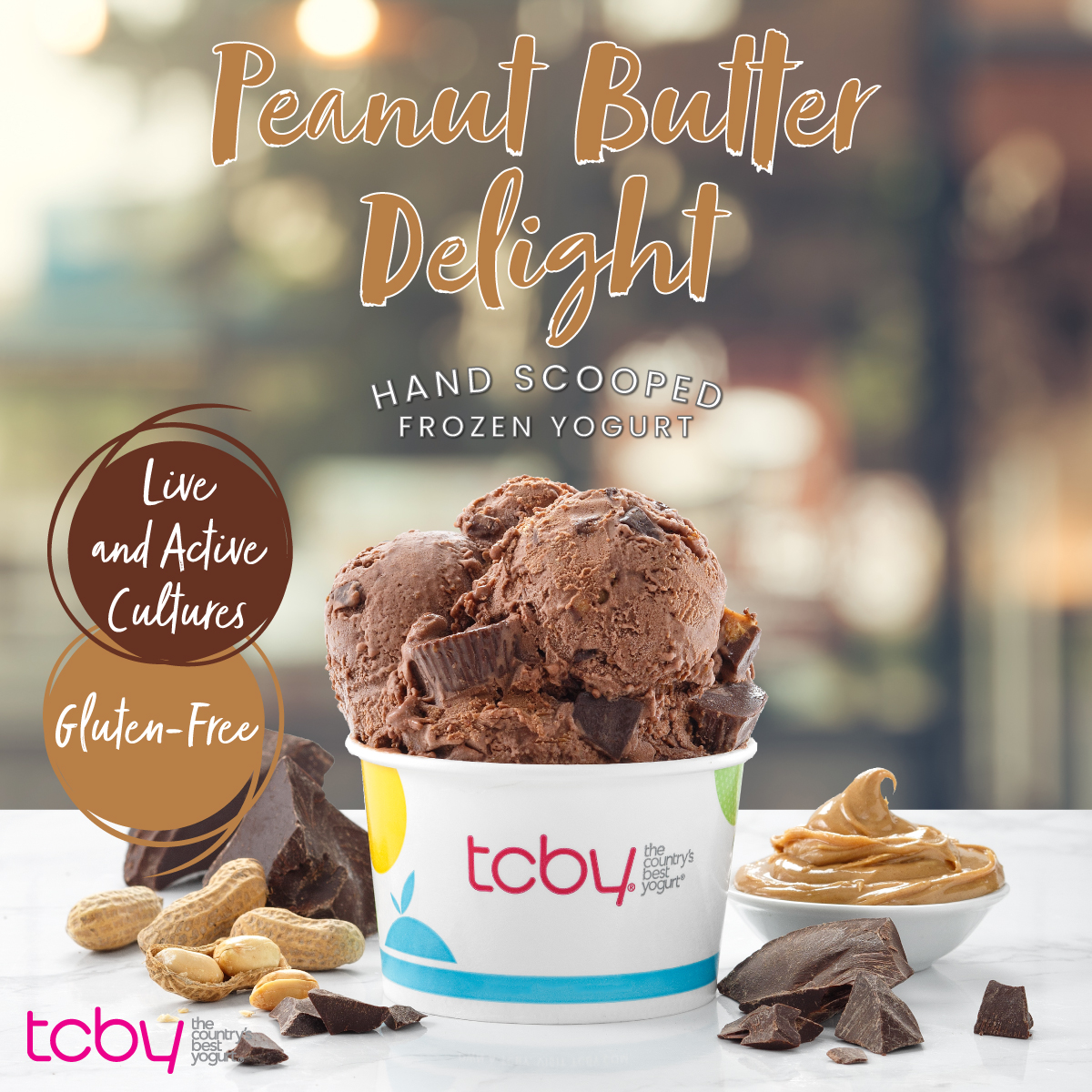 Peanut Butter Delight Hand Scooped