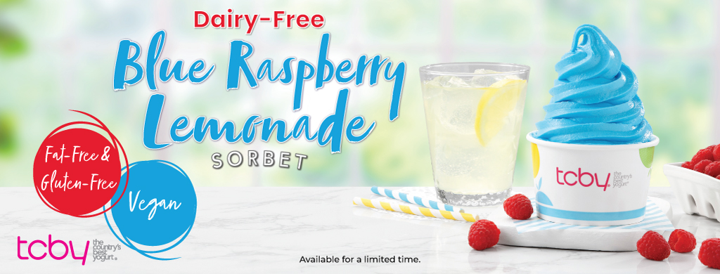 Blue Raspberry Lemonade Sorbet Soft-Serve