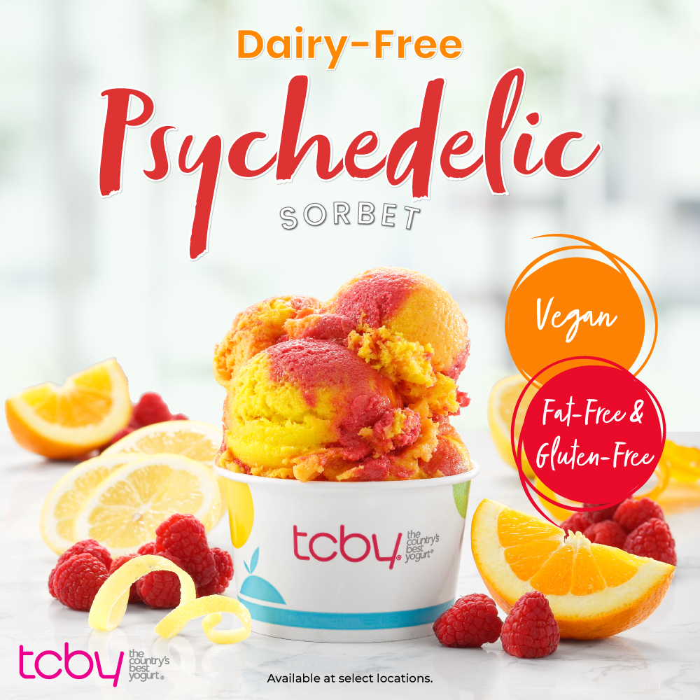 Psychedelic Sorbet Hand-Scooped