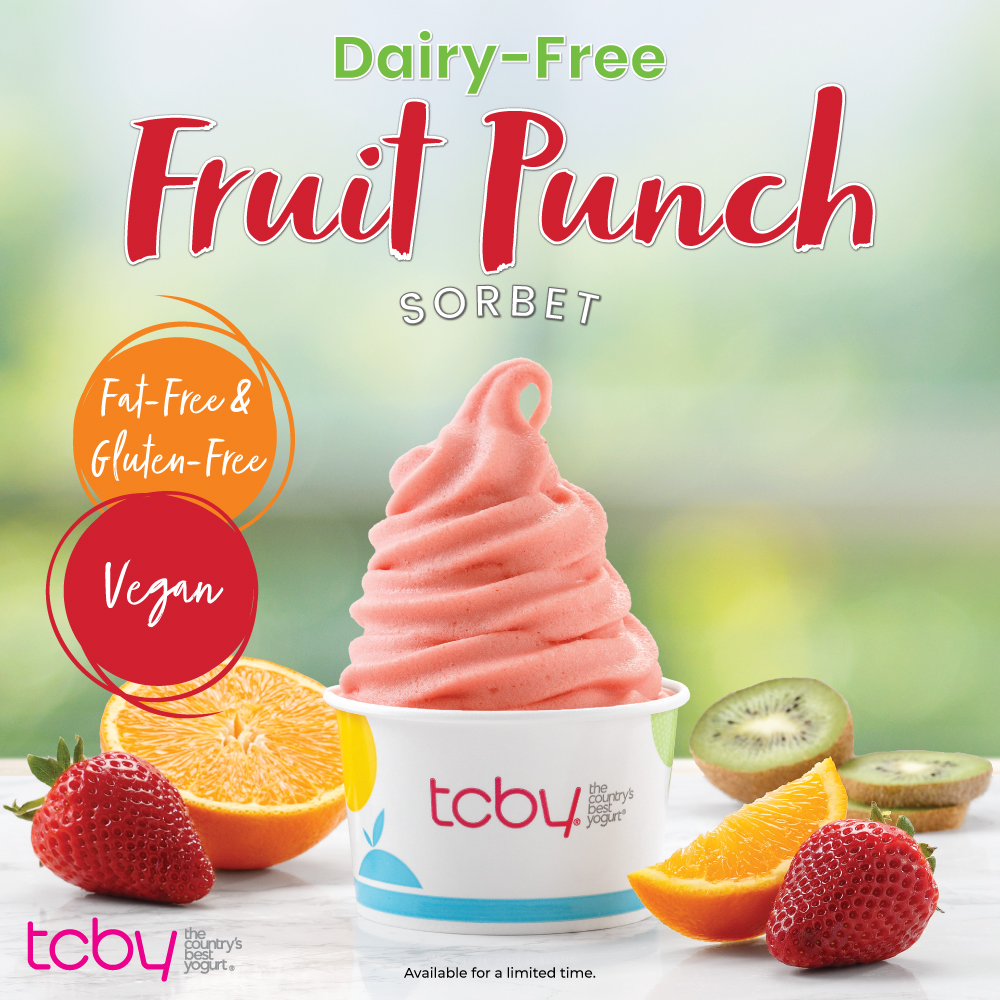 Fruit Punch Sorbet Soft-Serve