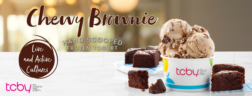 Chewy Brownie Hand-Scooped Frozen Yogurt