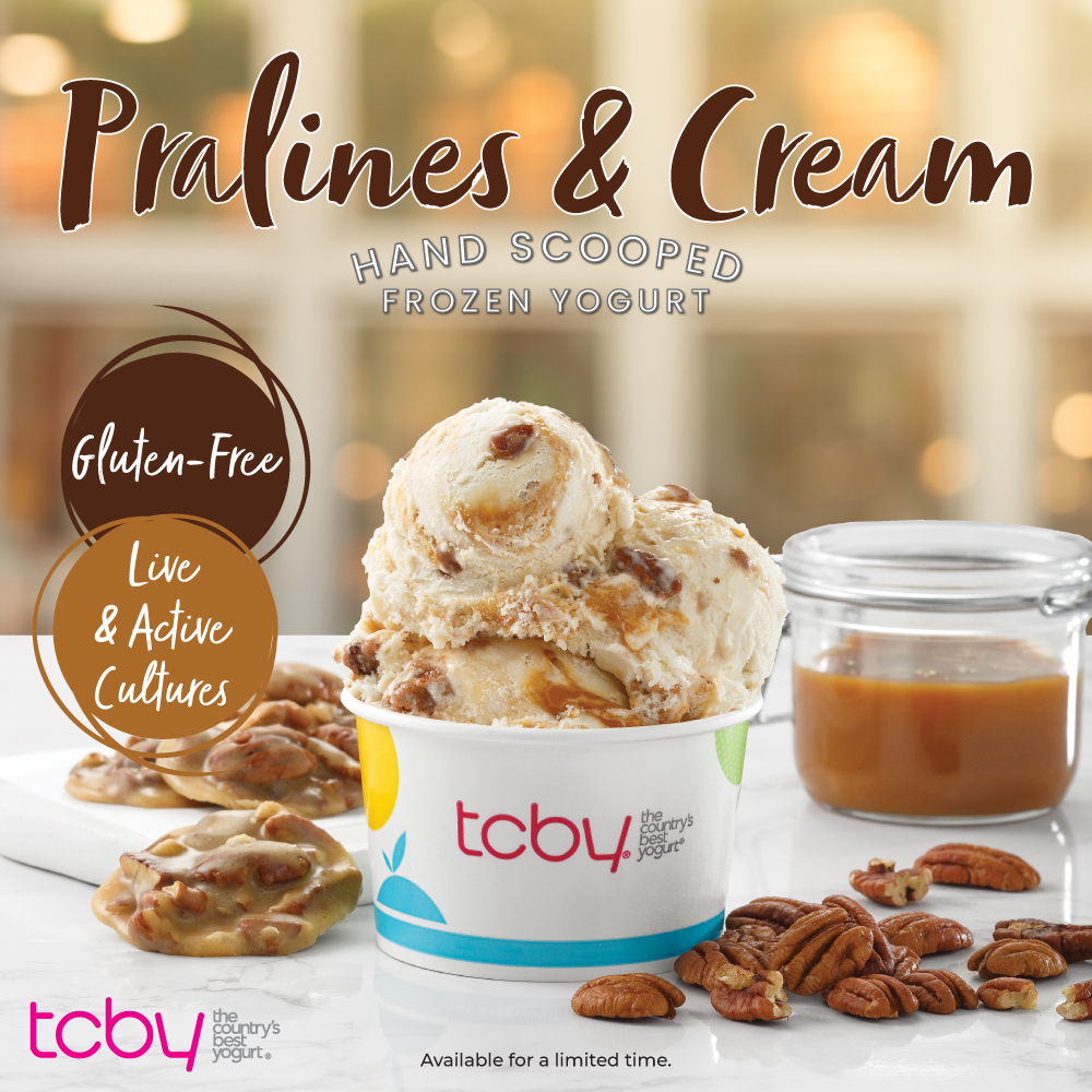 Pralines & Cream Hand-Scooped Frozen Yogurt