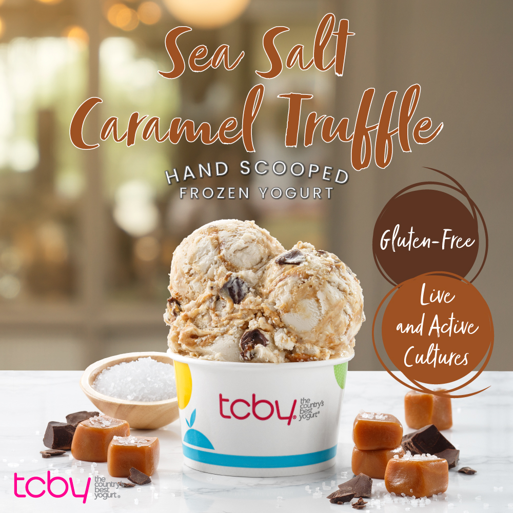 Sea Salt Caramel Hand-Scooped Frozen Yogurt
