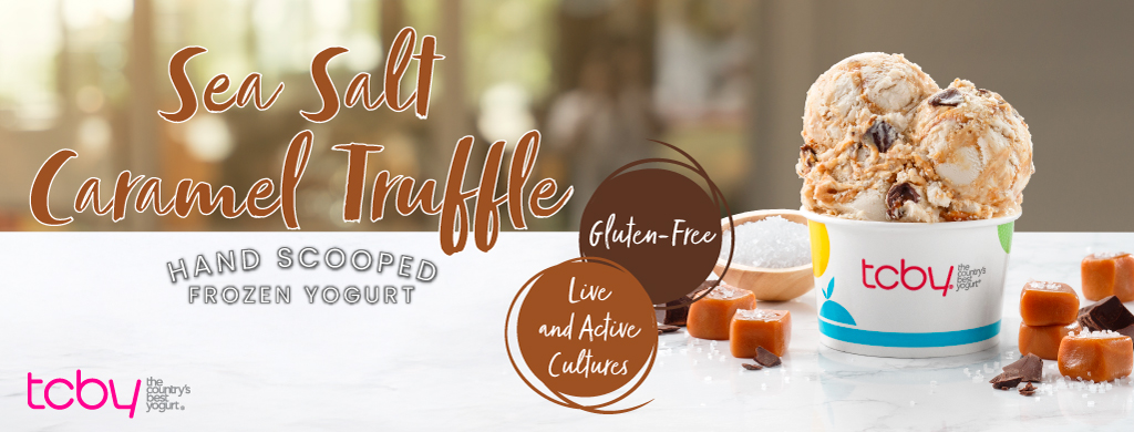 Sea Salt Caramel Hand-Scooped Frozen Yogurt