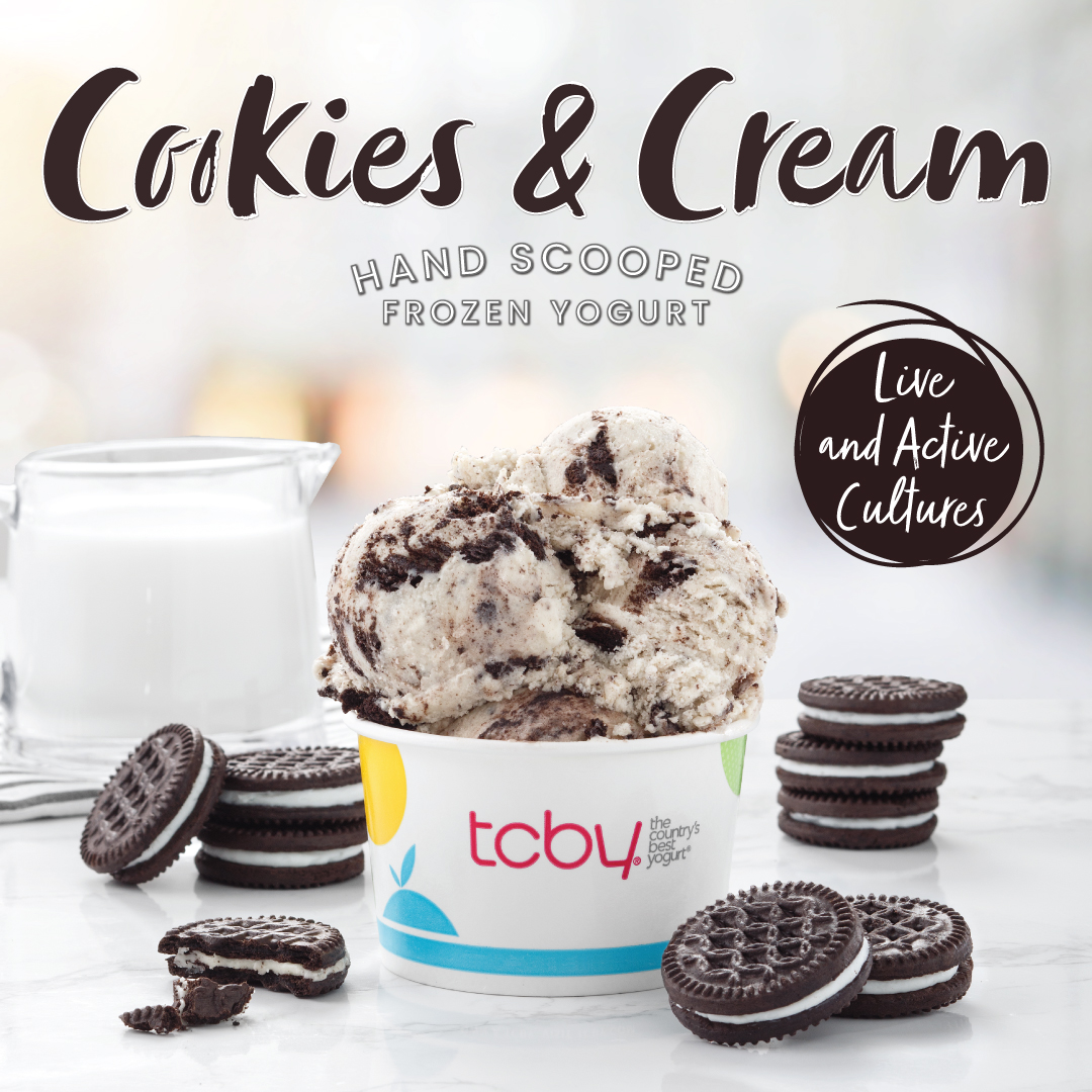 Cookies & Cream Hand-Scooped Frozen Yogurt