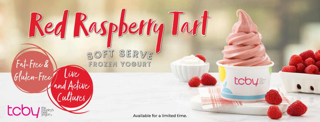 Red Raspberry Tart Soft-Serve Frozen Yogurt