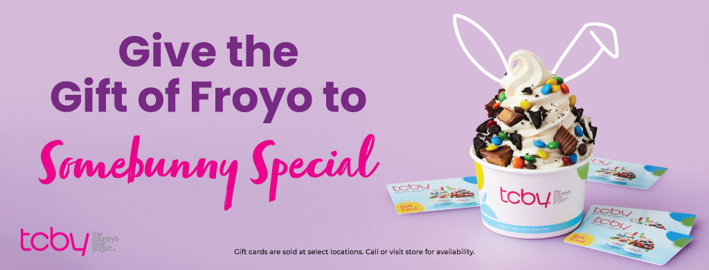 TCBY Gift Cards for Easter
