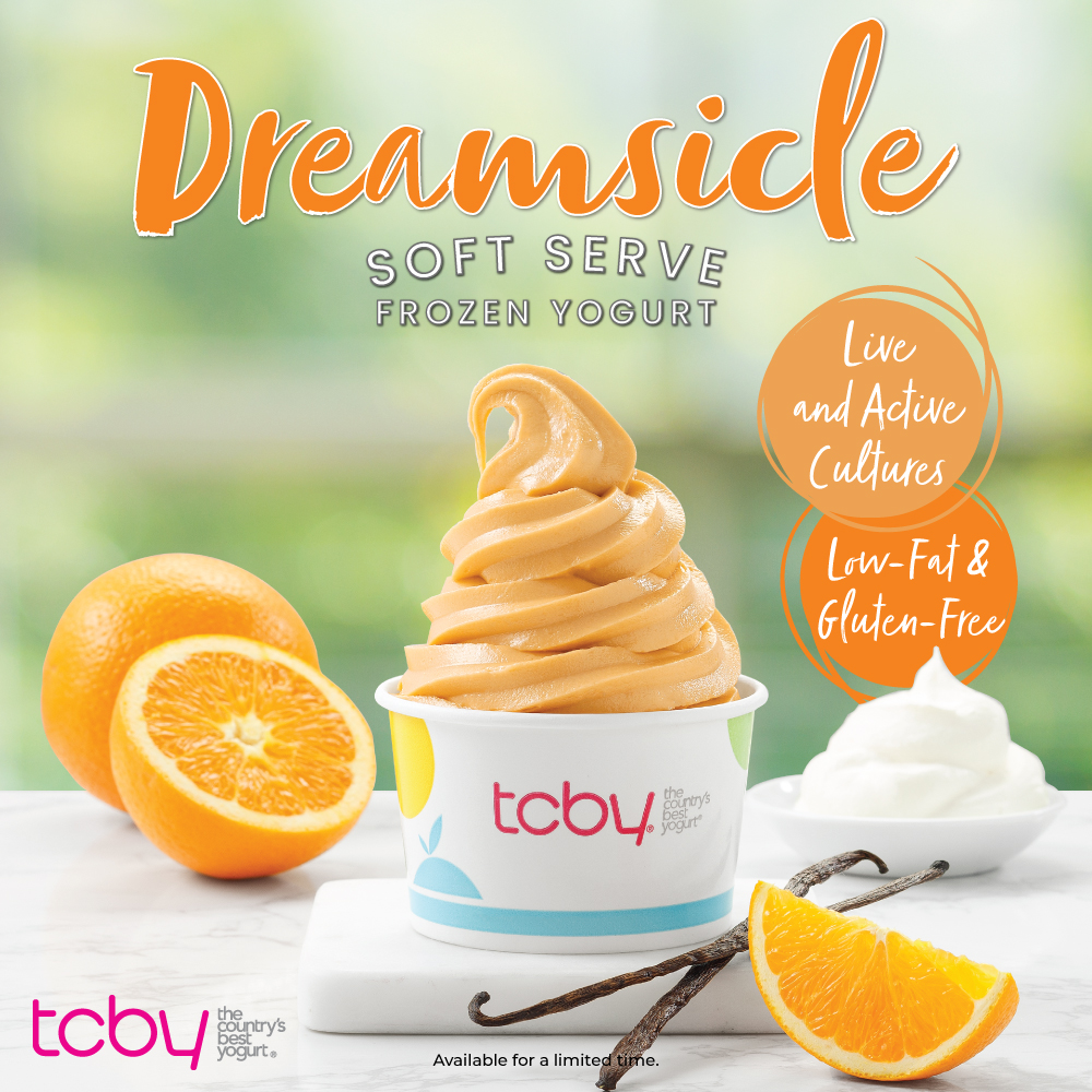 Dreamsicle Soft-Serve Frozen Yogurt