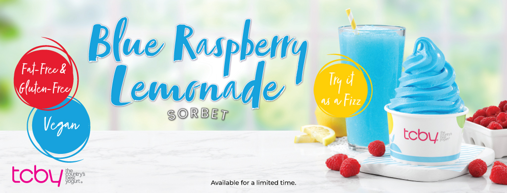 Blue Raspberry Lemonade Sorbet & Fizz
