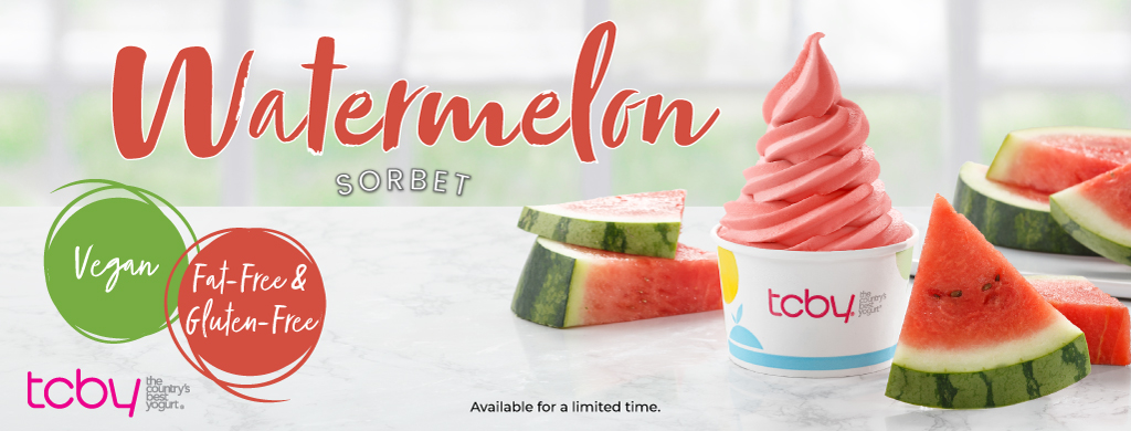 Watermelon Sorbet Soft-Serve